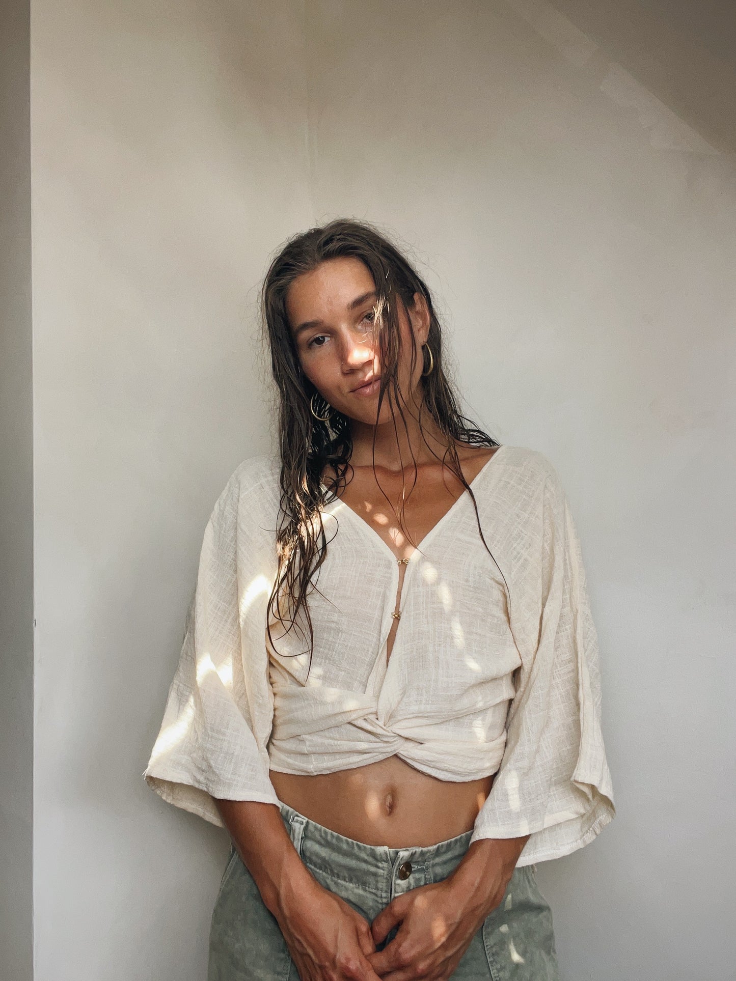 Luma Wrap Top 100% Cotton